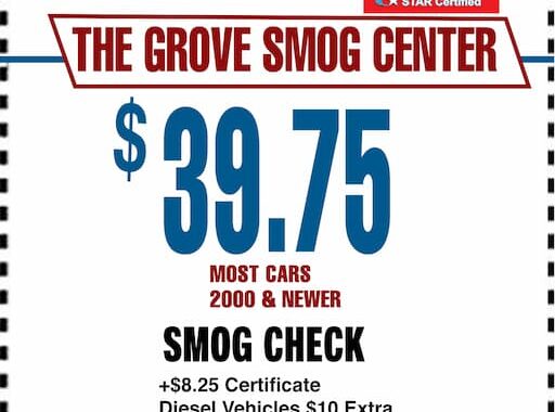 Smog Check Coupon Lemon Grove